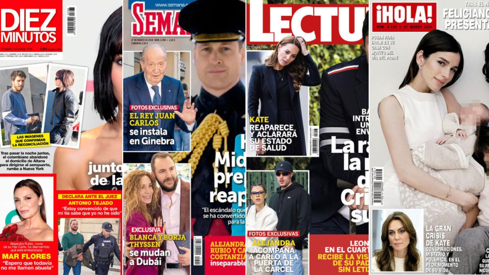 Portadas de revistas.
