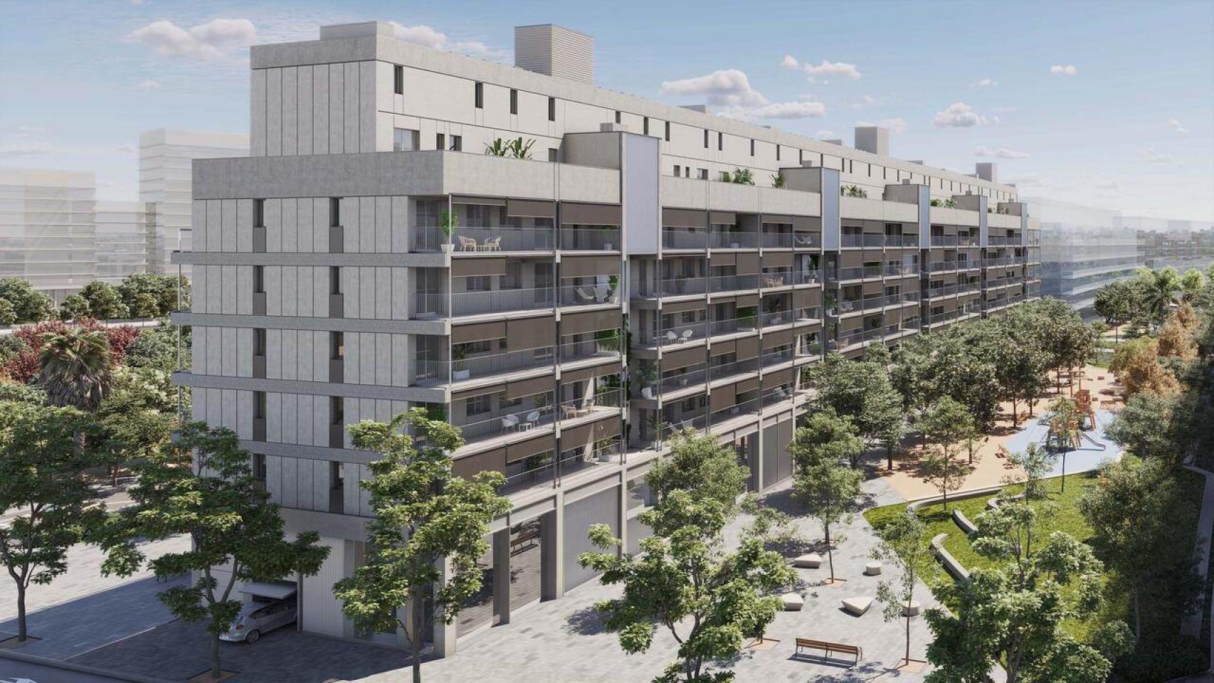 Promoción de Aedas Homes en Barcelona.