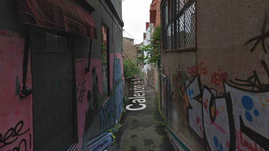 Callejón de Manuel Núñez, en Vigo.