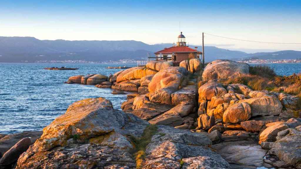 Faro de Punta Cabalo, Illa de Arousa. Foto: Shutterstock