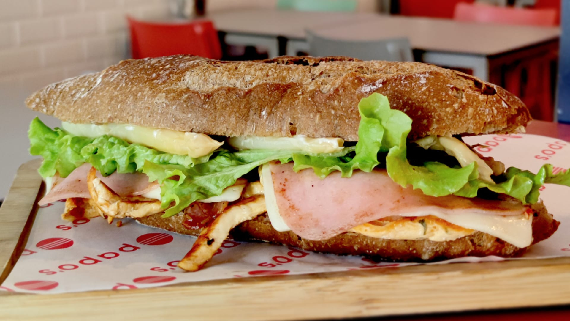 El Lourdes, bocadillo estrella del Papo’s.