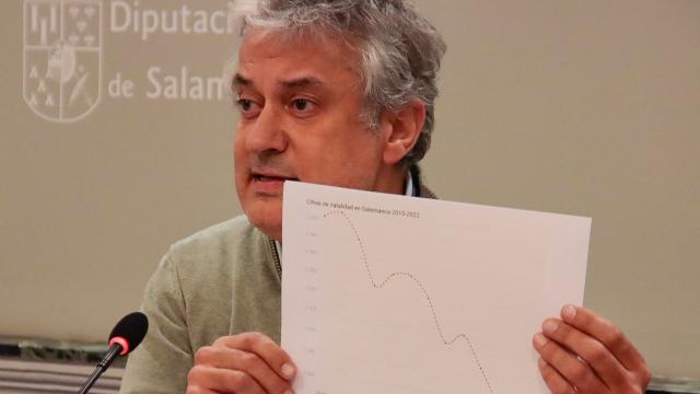 El portavoz socialista en la Diputación de Salamanca, Fernando Rubio