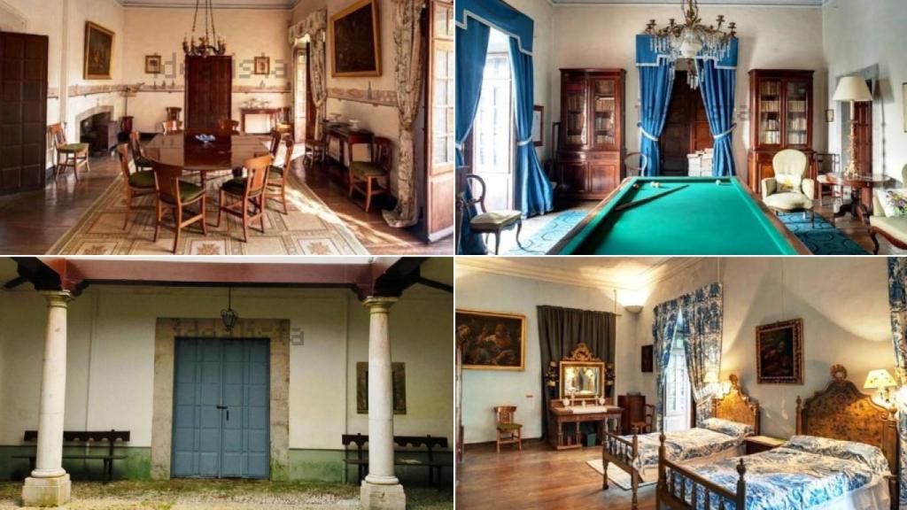 Diferentes espacios del palacete de la suegra de Esperanza Aguirre.