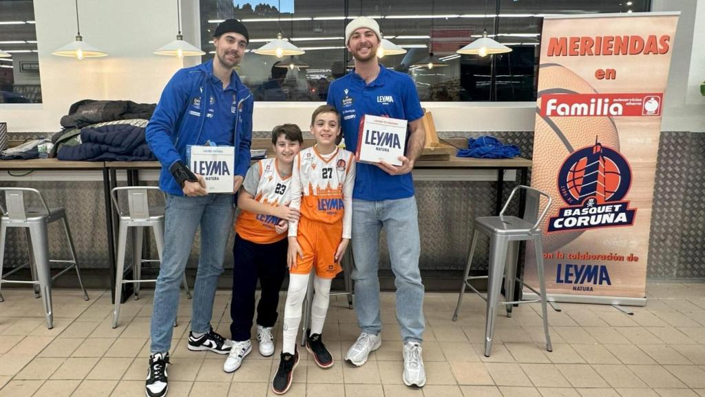 Así puedes disfrutar de una divertida merienda con los jugadores del Básquet Coruña