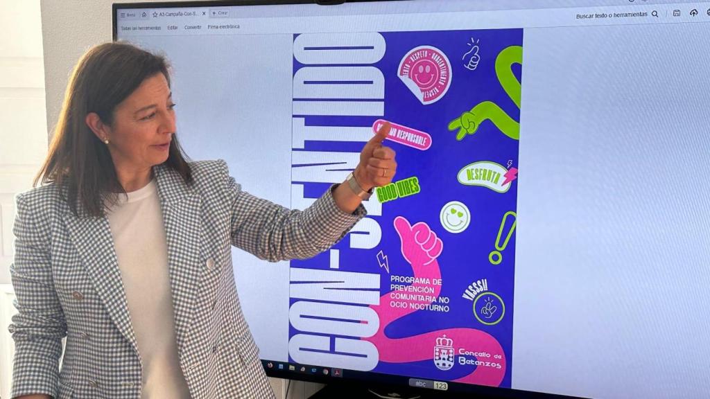 La alcaldesa, María Barral, presenta el programa.