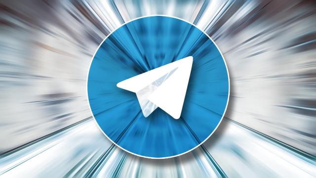 Logotipo de la 'app' Telegram.