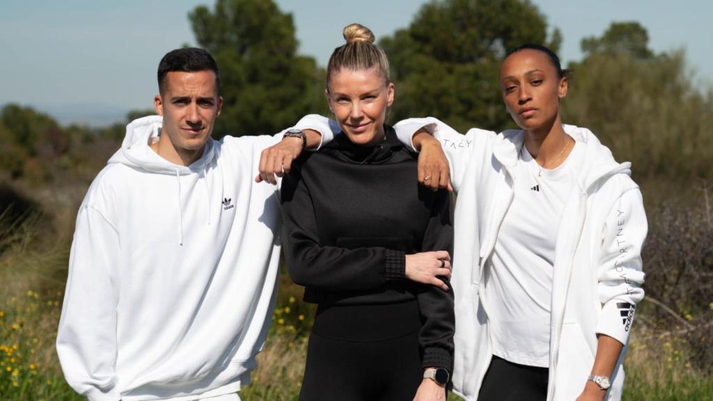 Lucas Vázquez, Crys Dyaz y Ana Peleteiro