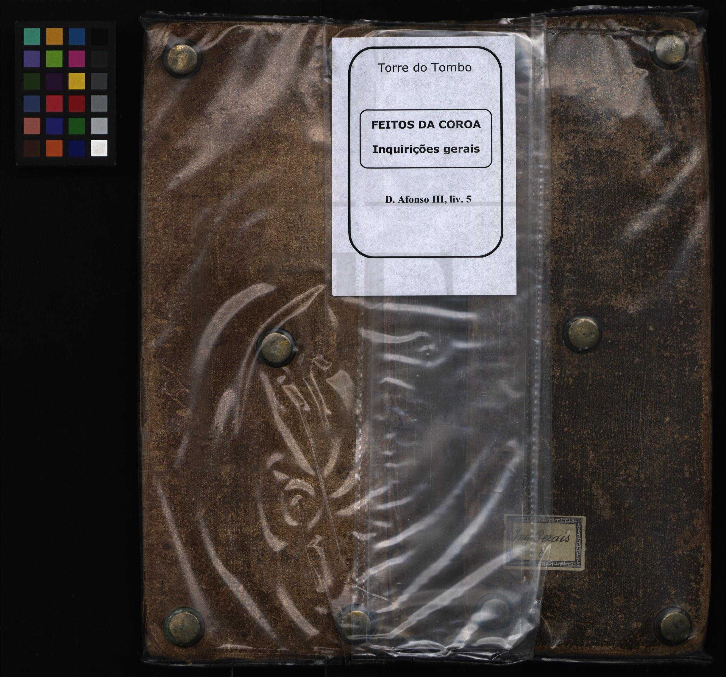 Portada del libro de las Inquirições Afonsinas de 1258. Foto: Arquivo Nacional Torre do Tombo