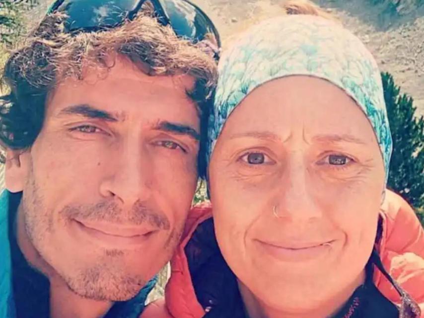 Elia y su marido, grandes amantes del deporte.