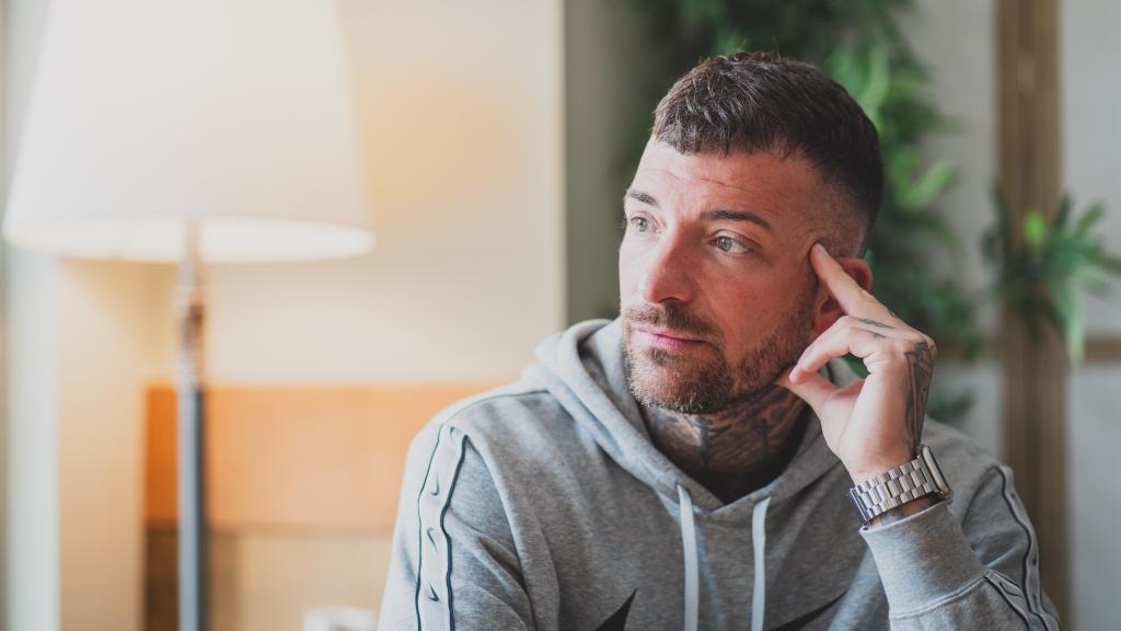 Rubén Sánchez, durante la entrevista con EL ESPAÑOL