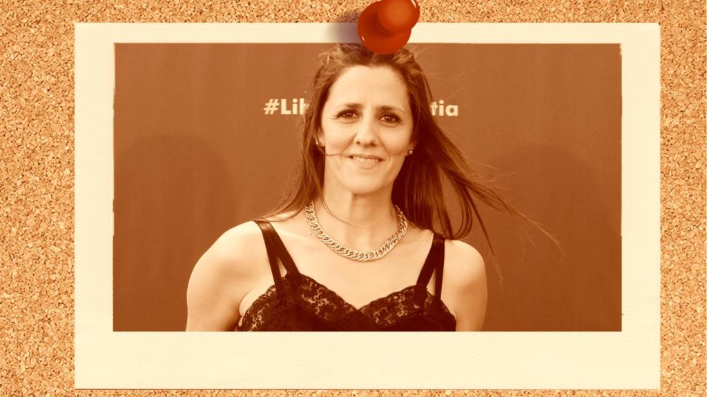 La presentadora Lorena Berdún en un fotomontaje de EL ESPAÑOL.