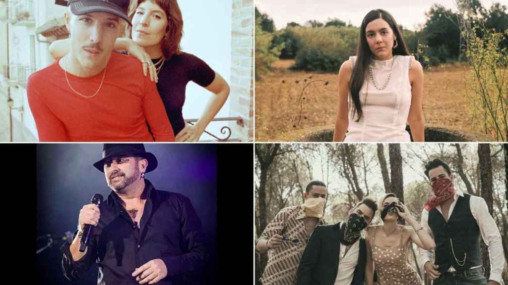 Algunos de los artistas que actuarán en Vigo en abril de 2024.