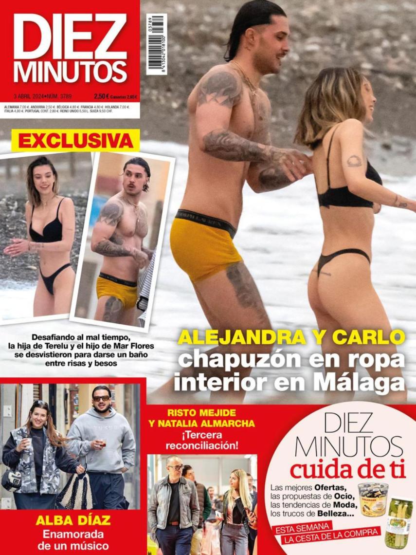 La portada de la revista 'Diez Minutos' de este miércoles, 27.