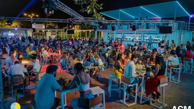 Una de las terrazas de La Peraleda. Foto: Summerland