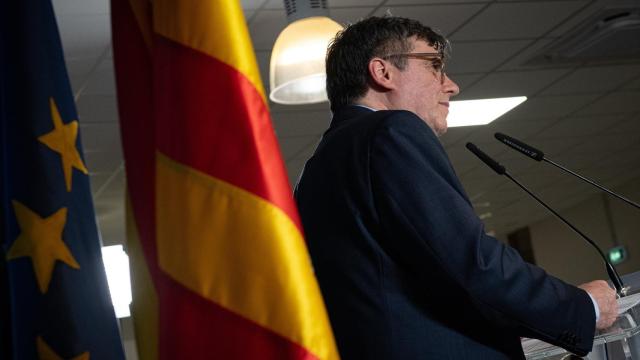 Carles Puigdemont, el pasado martes en Perpignan (Francia).