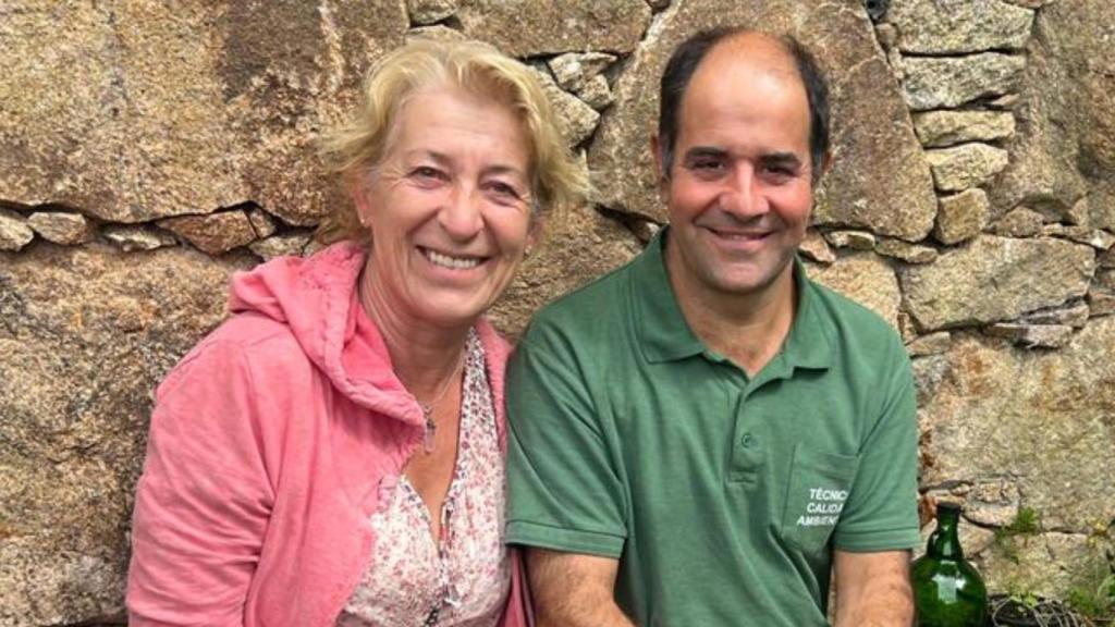 Víctor Boga y Marta García, responsables de Millo e Landras.