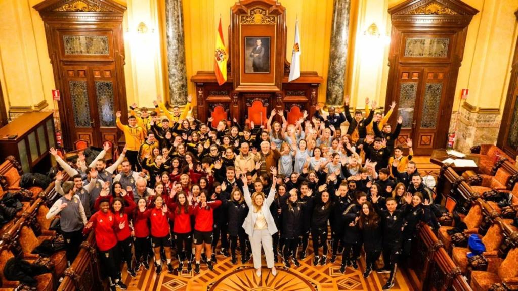 Jugadoras del II Trofeo Internacional Irene González Basanta