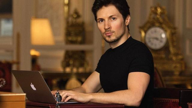 Pável Dúrov, creador de Telegram, en París.