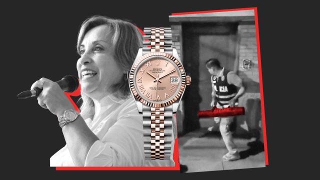 Dina Boluarte: acorralada por el 'caso Rolex'.