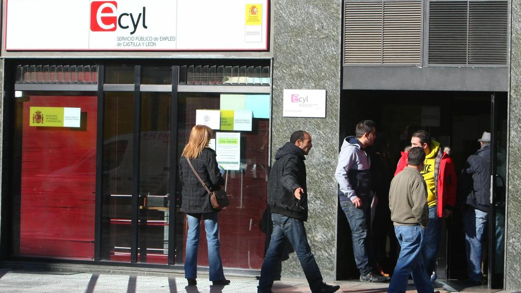 Imagen de una oficina del Ecyl en Ponferrada.
