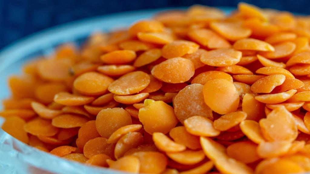 Lentejas naranjas sin piel