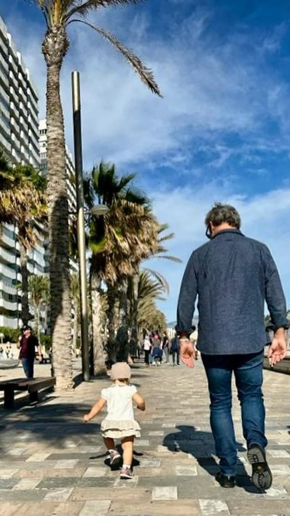 El humorista junto a su segunda hija, Galatea, en una imagen publicada en su Instagram el pasado 15 de noviembre.