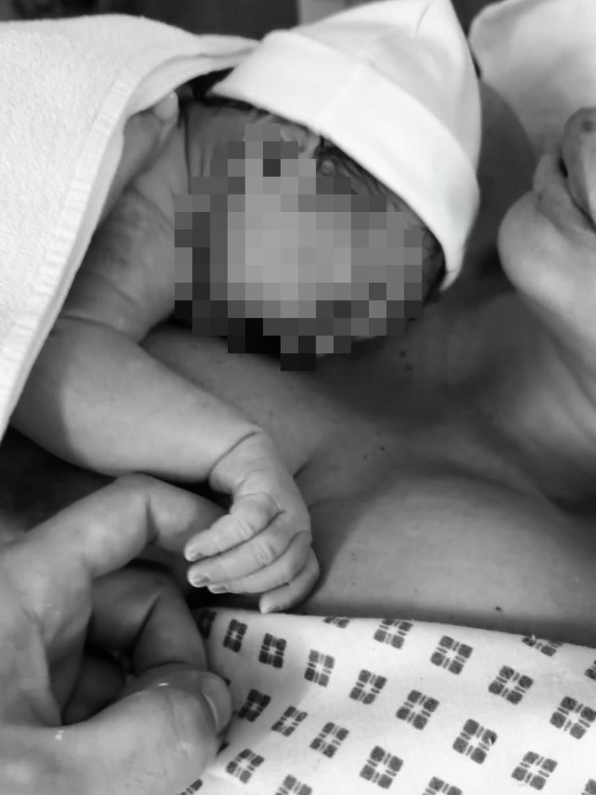 Noelia López y su hija.