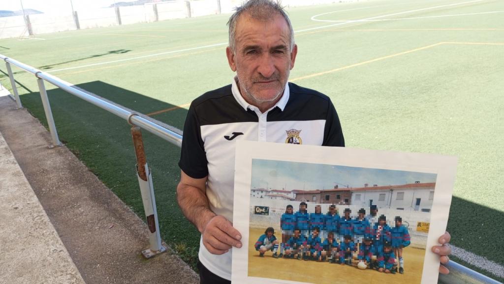 Felipe de la Fuente, presidente del Orcera Club de Fútbol y uno de los entrenadores que tuvo David Broncano.