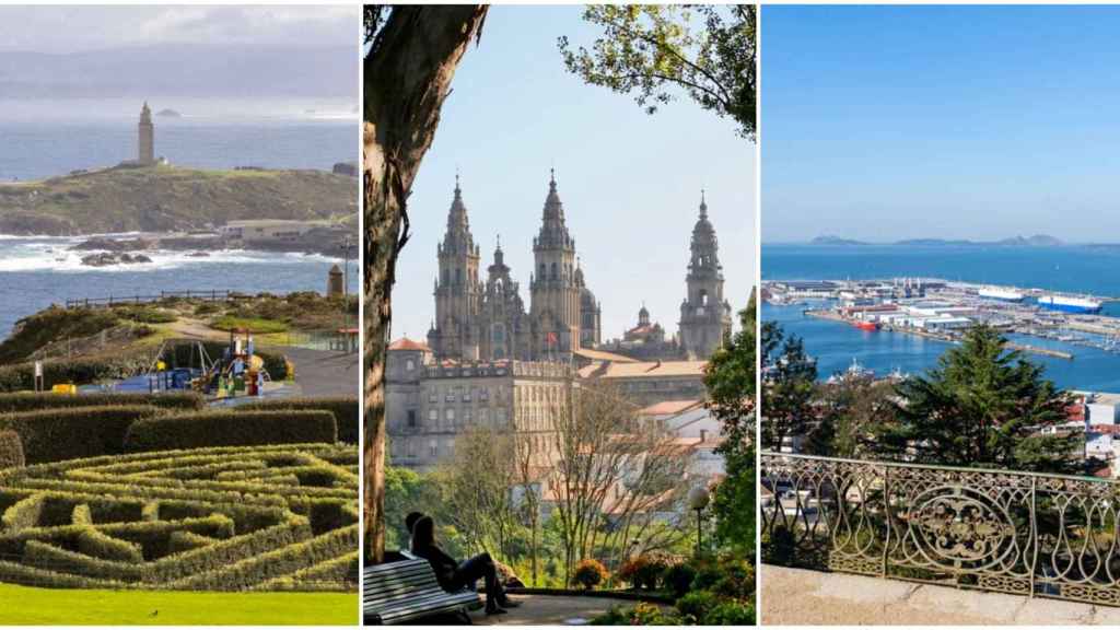 Miradores urbanos de Galicia.