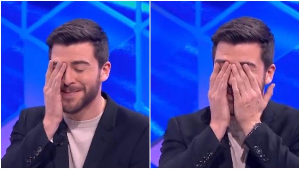 Momento emotivo del gallego Rodrigo Vázquez hablando del Dépor