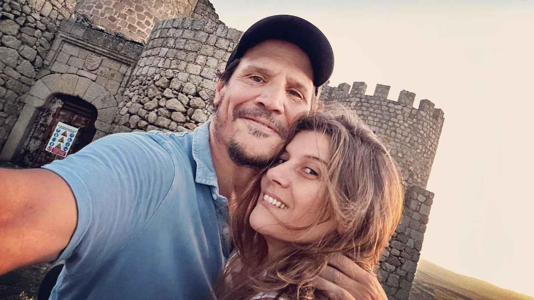 Sergio Peris-Mencheta y Marta Solaz, en una imagen de sus redes sociales.