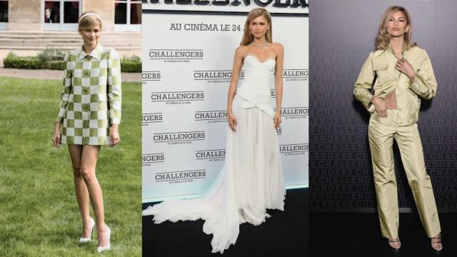 La actriz Zendaya promocionando 'Challengers', su próximo estreno el 26 de abril.