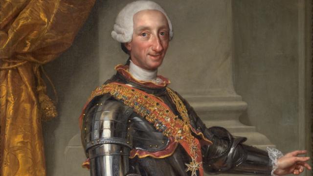 Carlos III según el pincel de Anton Rafael Mengs en 1767