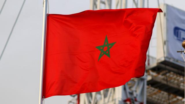 Bandera de Marruecos.