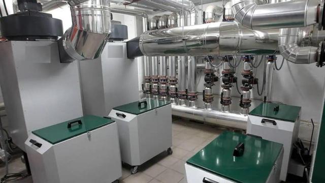 Caldera comunitaria de gasóleo