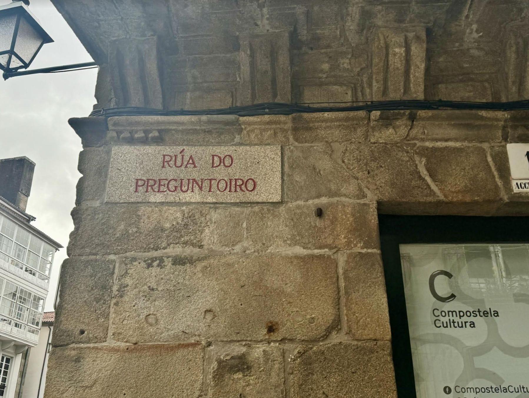 Rúa do Preguntoiro.