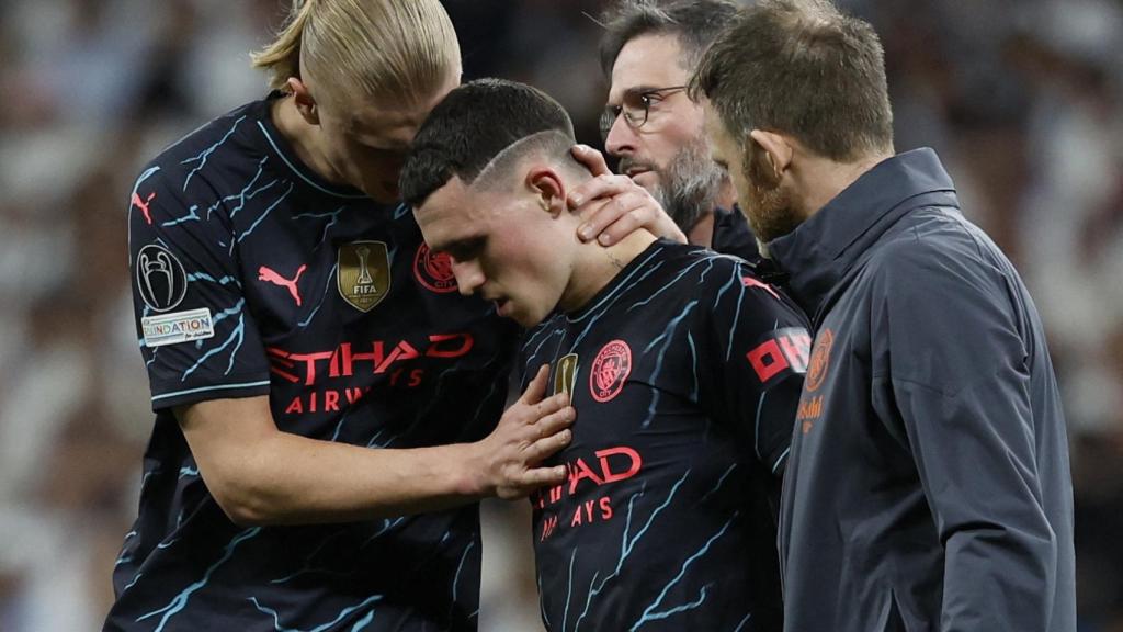 Erling Haaland y Phil Foden.