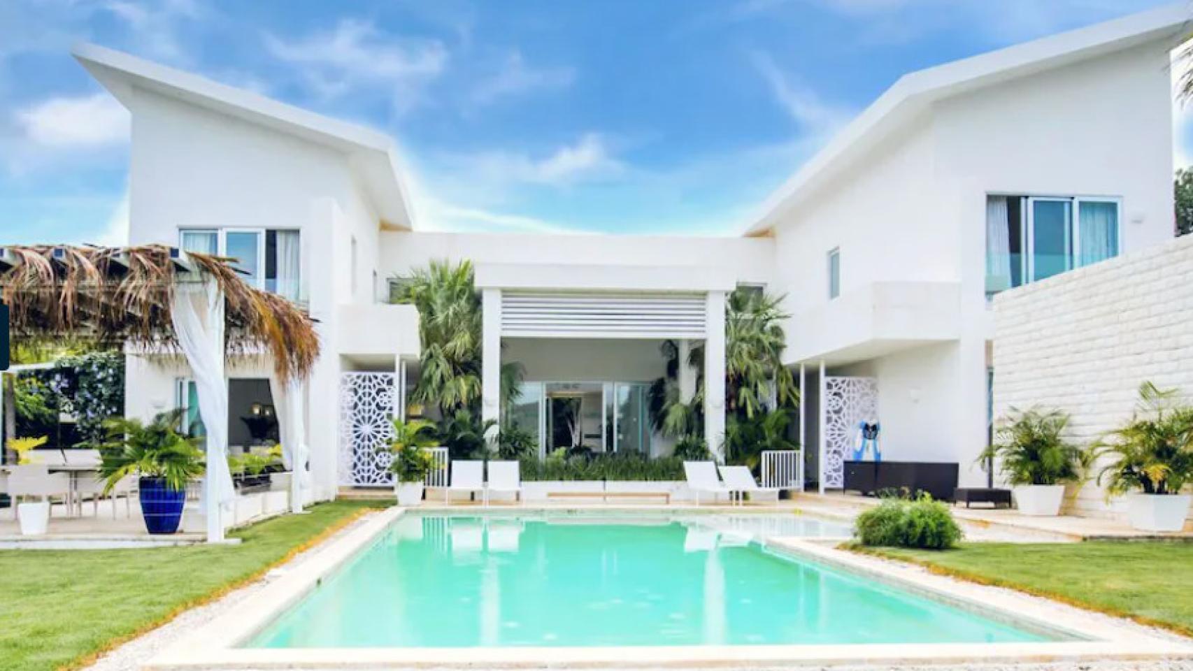 Vivienda de lujo en la que residía Rubiales con Nene en Punta Cana.