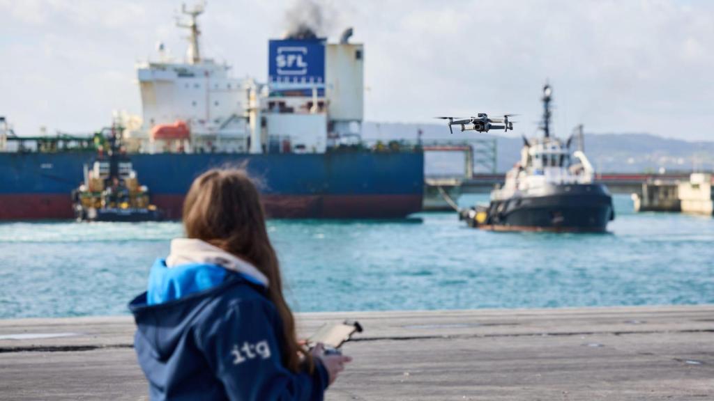 Prueba de vuelo de drones del ITG