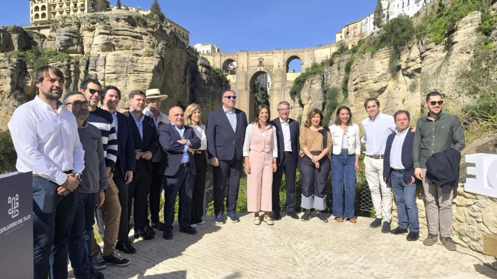 Un momento de la presentación del proyecto en Ronda.