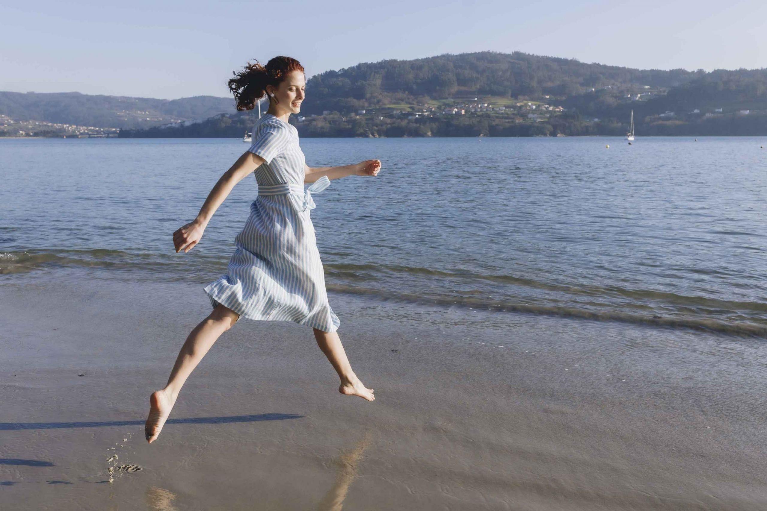 Una joven con un vestido de Roade (Cedida).