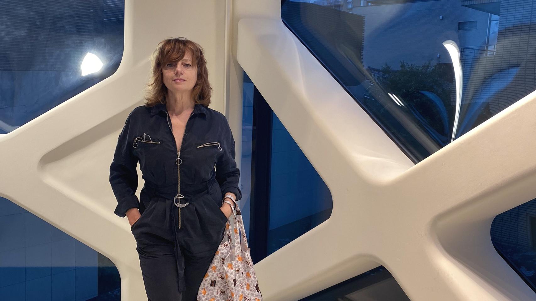 Ana Laura Aláez durante un viaje a Japón. Foto: Daniel Holc