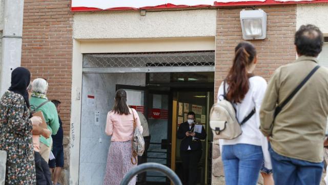 Imagen de archivo de una oficina del SEPE en Madrid.