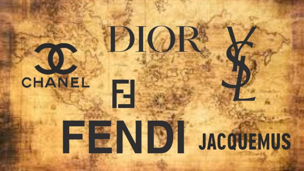 Montaje de marcas de lujo en el mundo