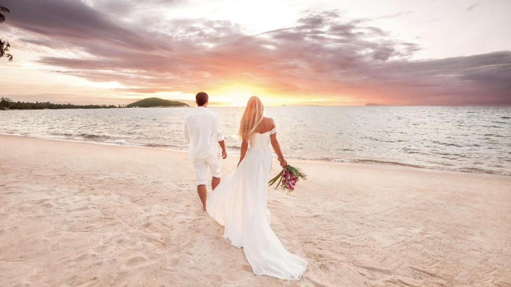 Pareja de luna de miel.