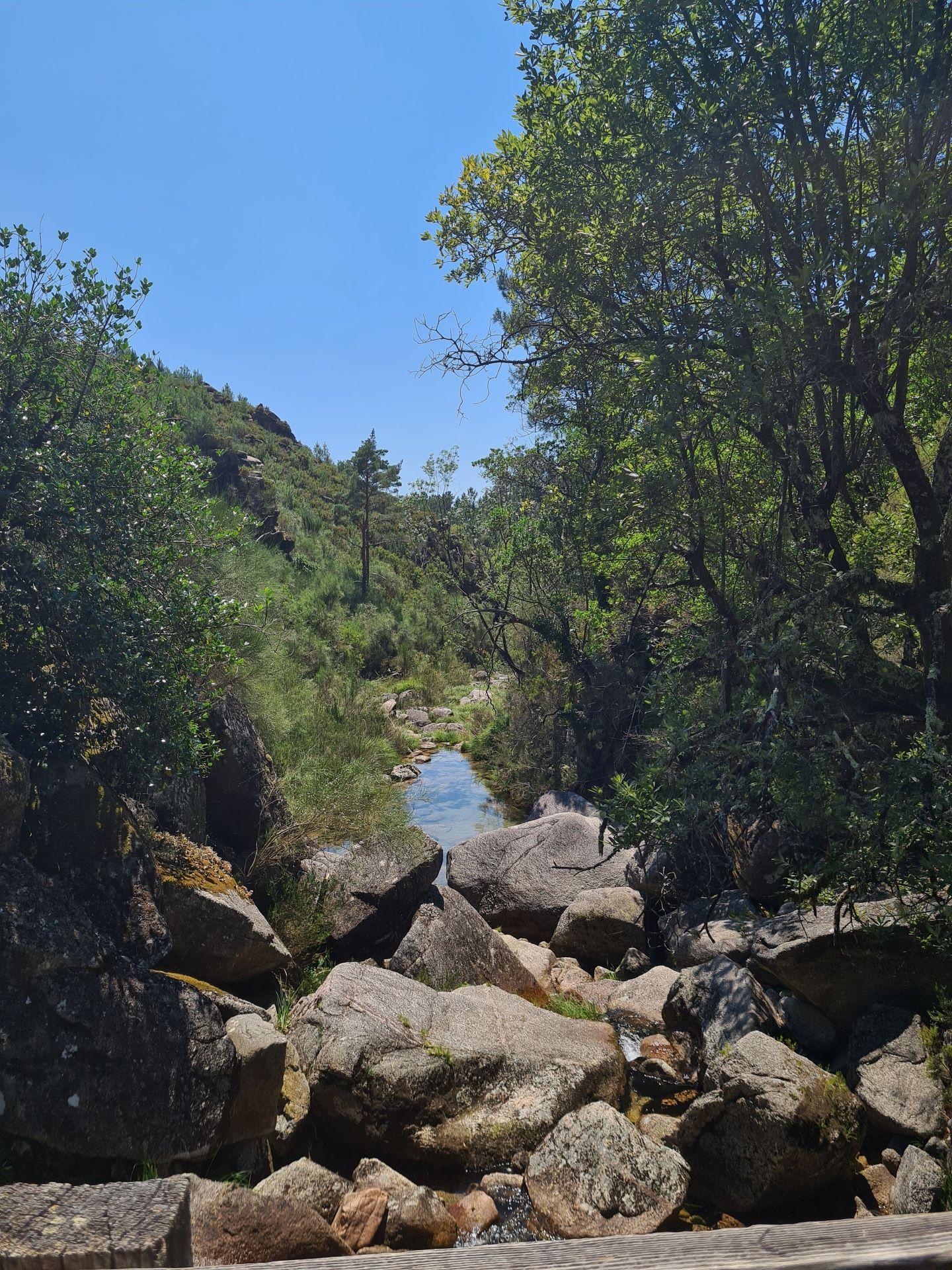 Camino de las maravillas antes del Pozo Azul