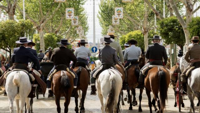 Imagen de archivo de la Feria de Abril que arranca este fin de semana en Sevilla.