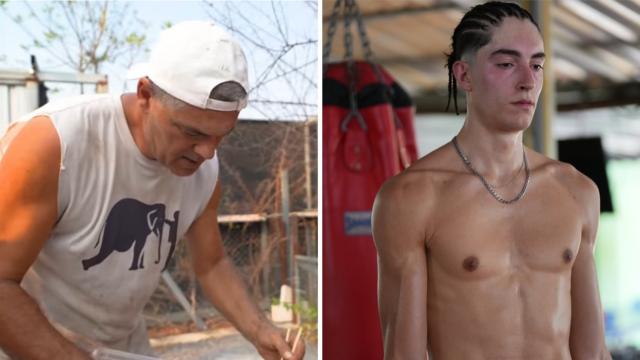 Frank Cuesta y el youtuber Plex