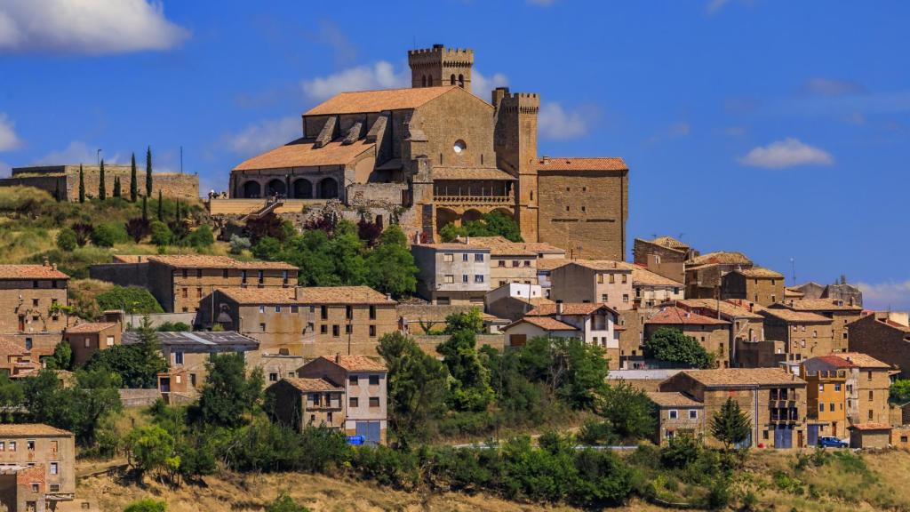 Santuario-fortaleza de Ujué, en Navarra.