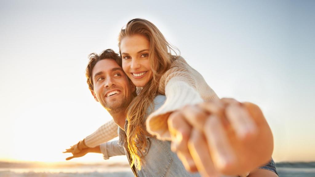 Pareja feliz.
